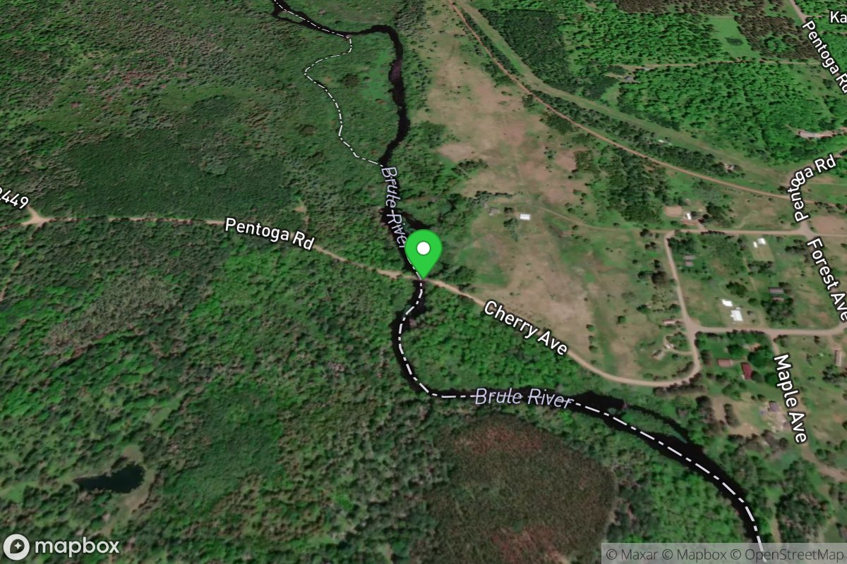 Pentoga Rd (WI) / Cherry Ave (MI) Bridge