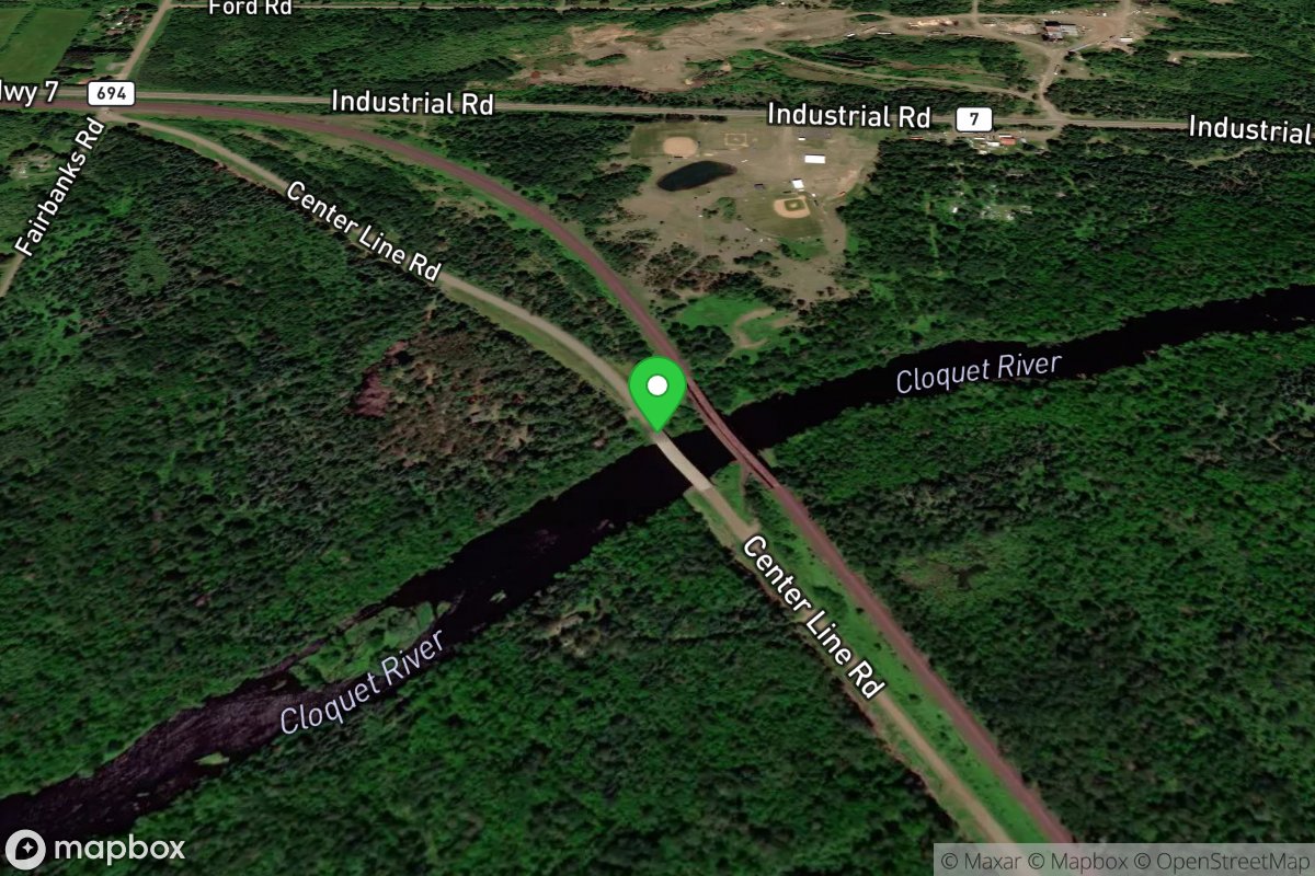 Cloquet River, Hwy 7 State Water Access Site