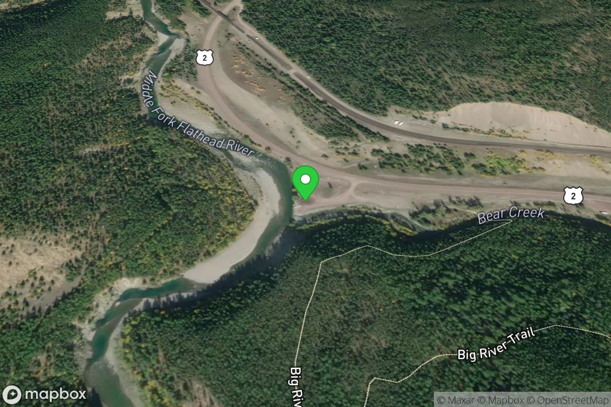 Bear Creek River Access and Trailhead, Take Out