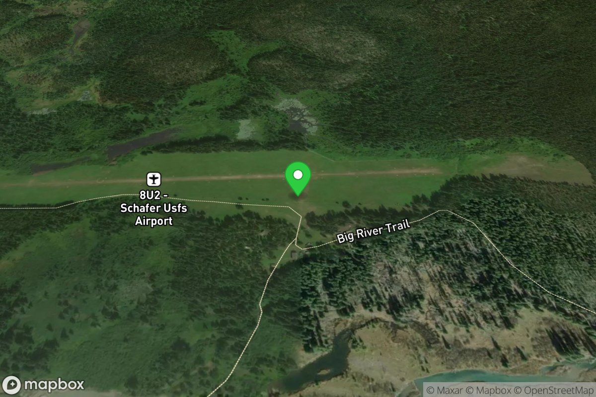 Schafer Meadows Airstrip, Put-In