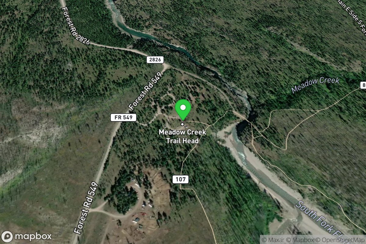 Meadow Creek Trailhead Accessing Take-out