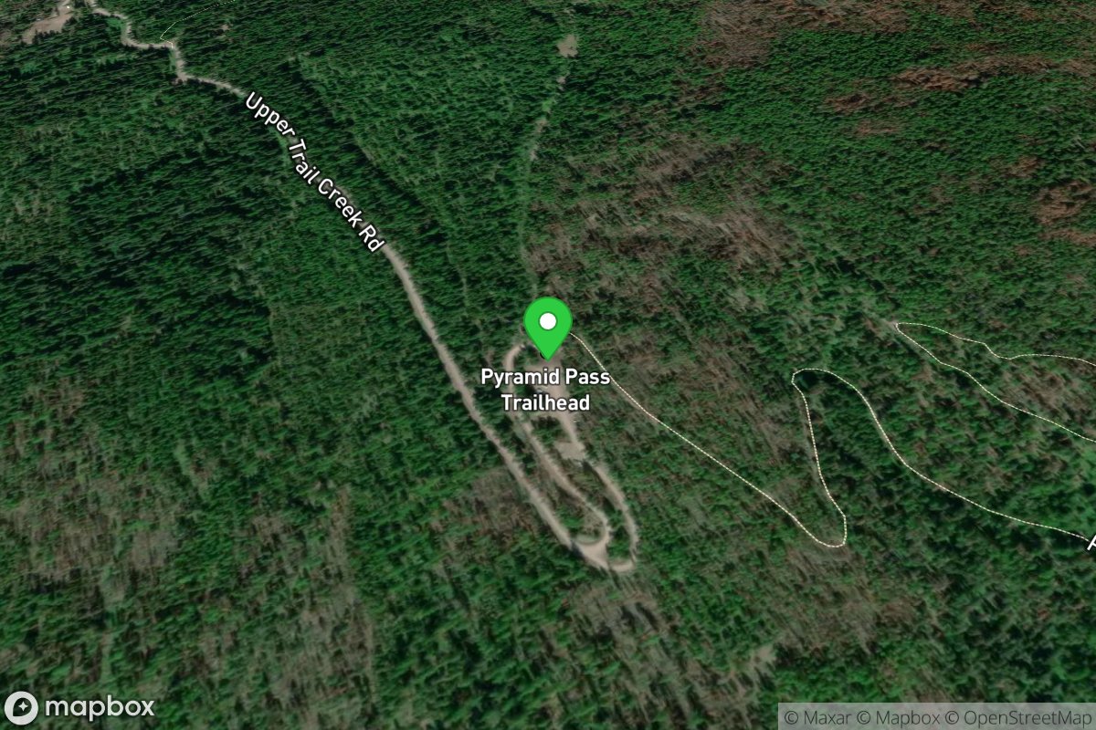 Pyramid Pass Trailhead - Access Trail to Put-in