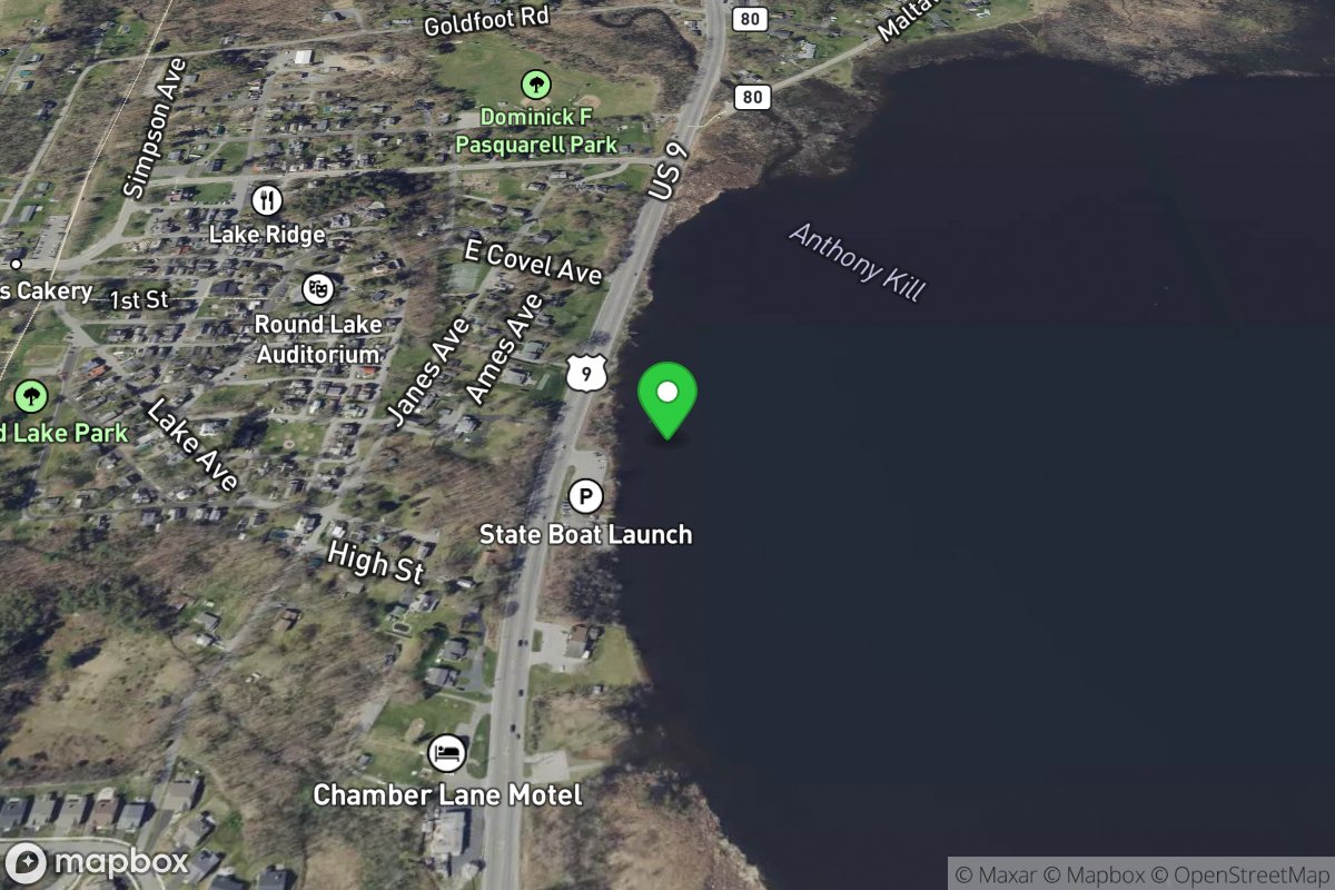 Alternate Put In at DEC Boat Ramp on Round Lake