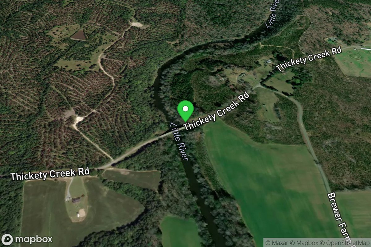 Thickely Creek Road Bridge Take-out