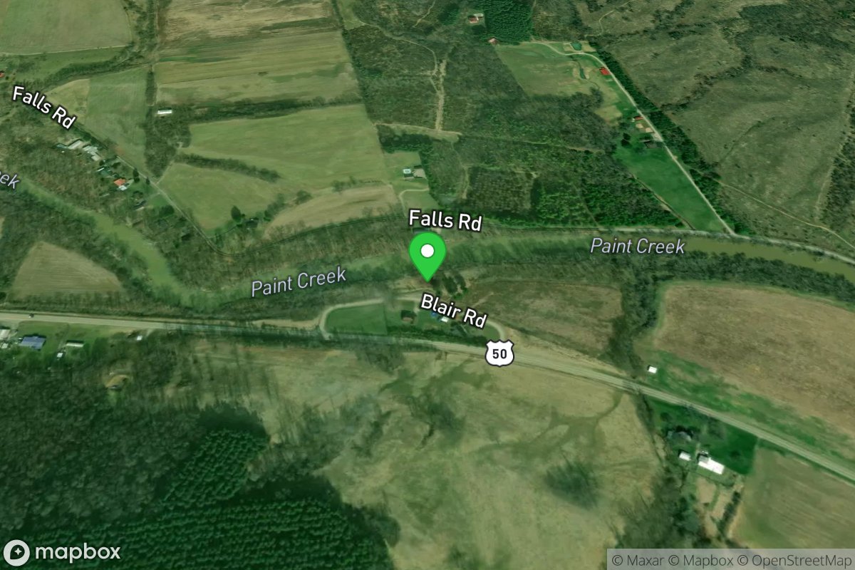 Paint Creek, Main Branch Access