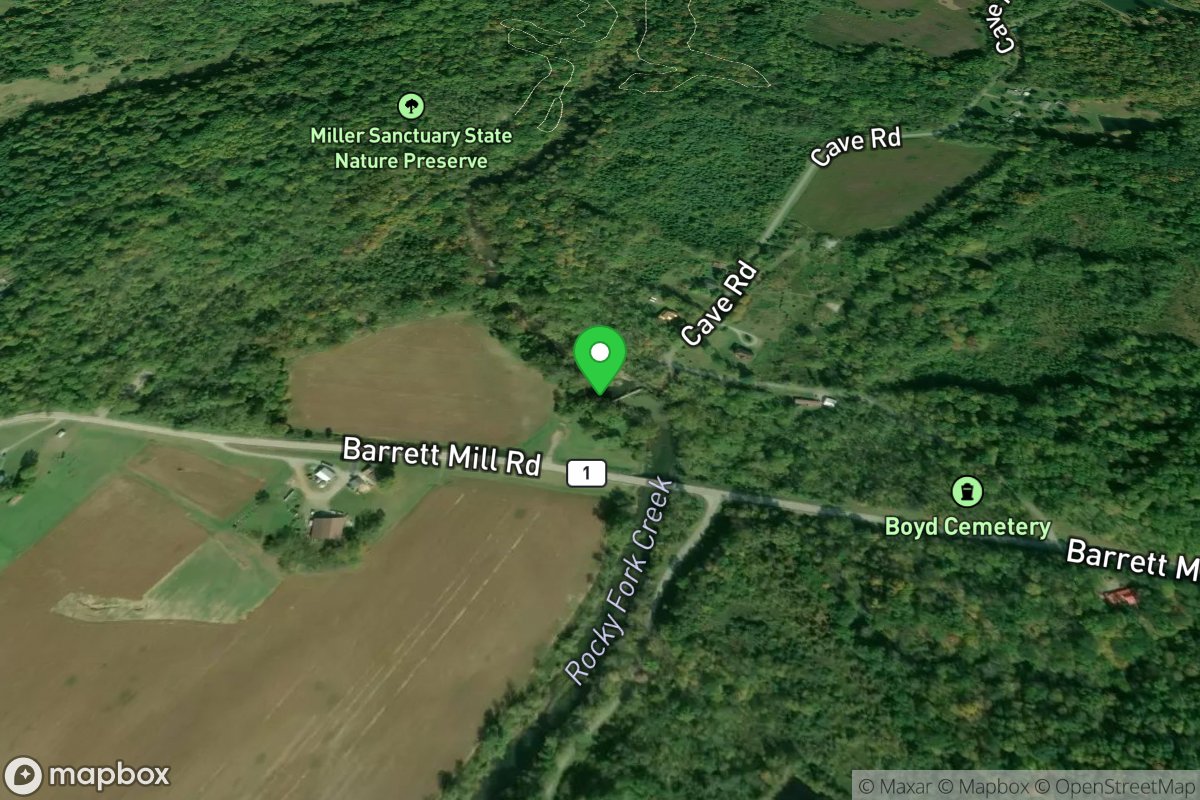 Barrett Mill Road bridge & mill dam