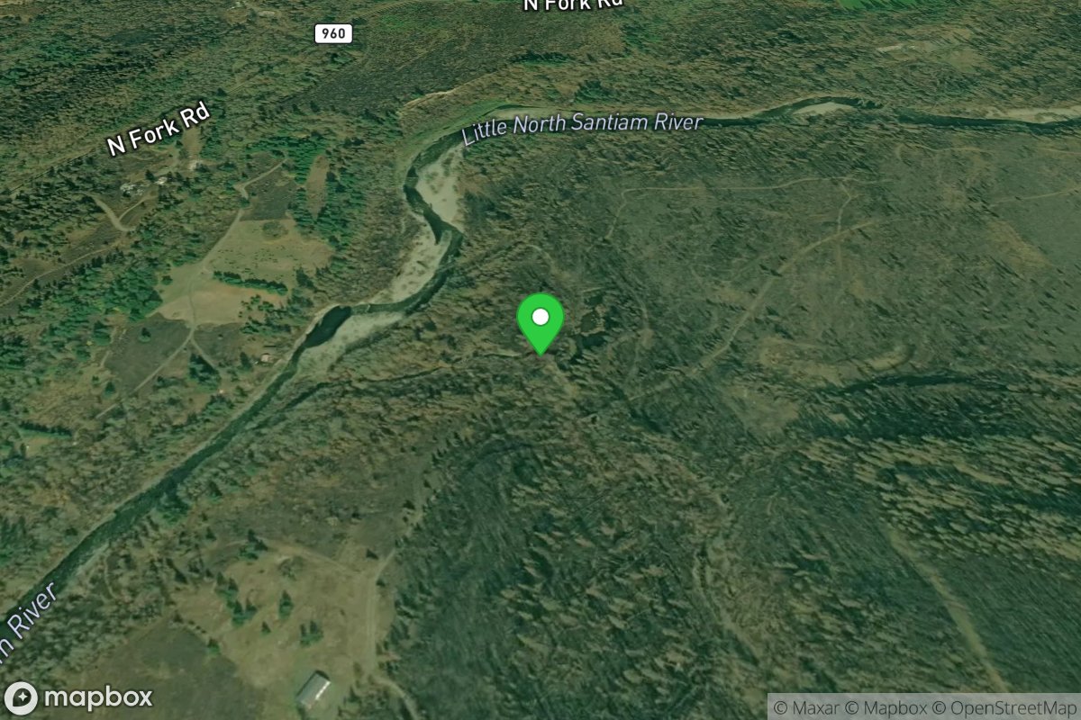 Confluence with Little North Santiam