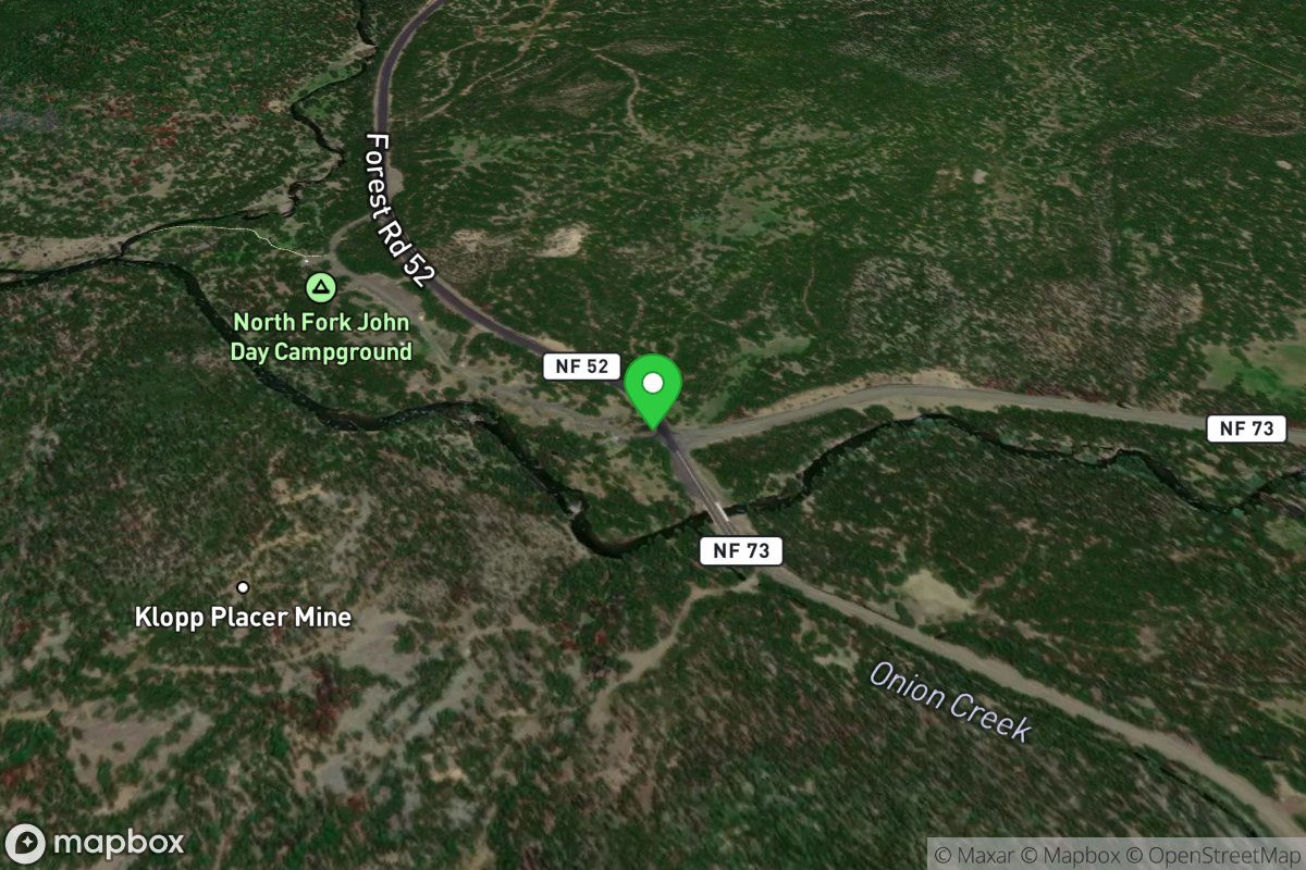 Put In, Route 52 Bridge, North Fork John Day Campground