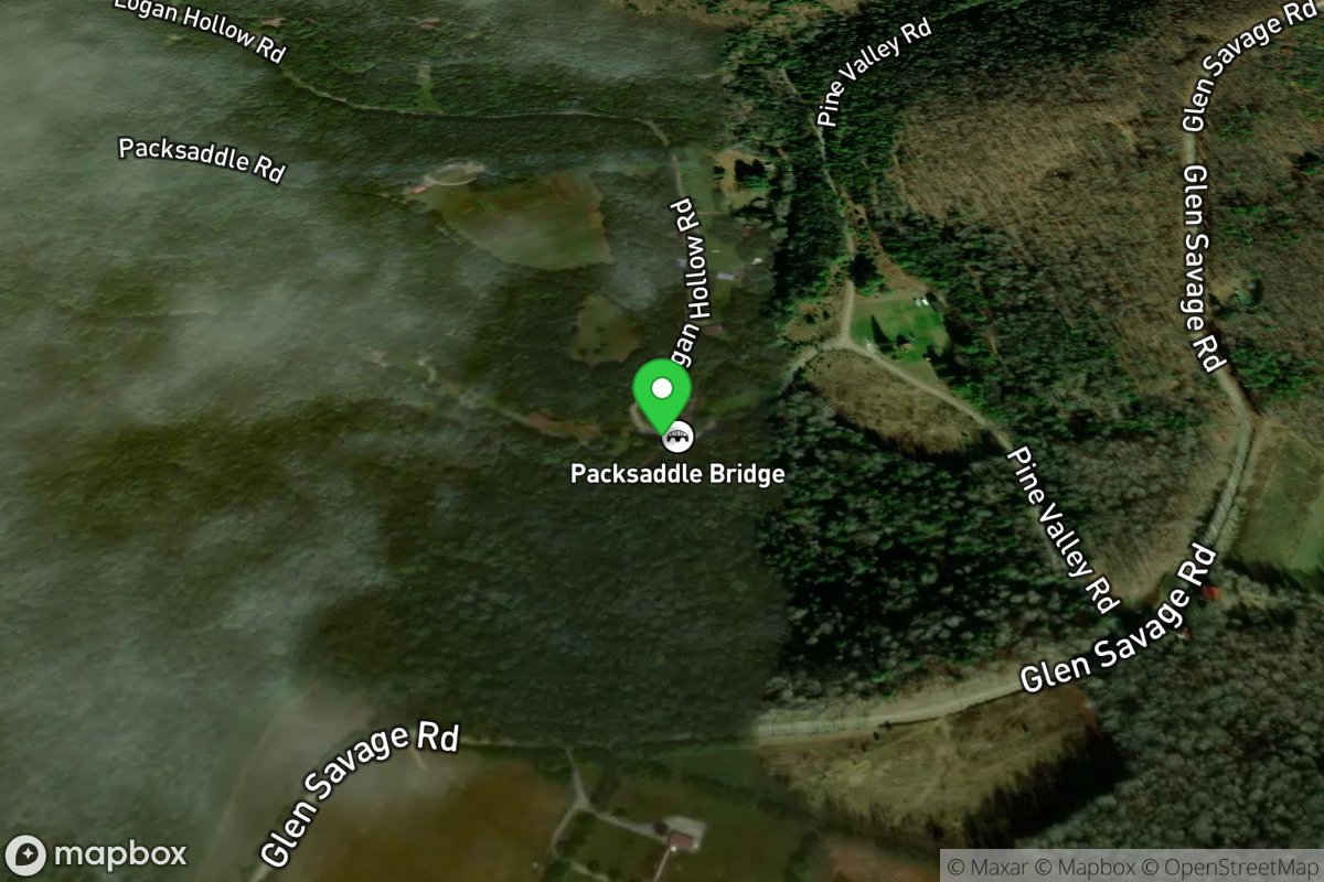 Put In - Packsaddle Road Covered Bridge (T407)