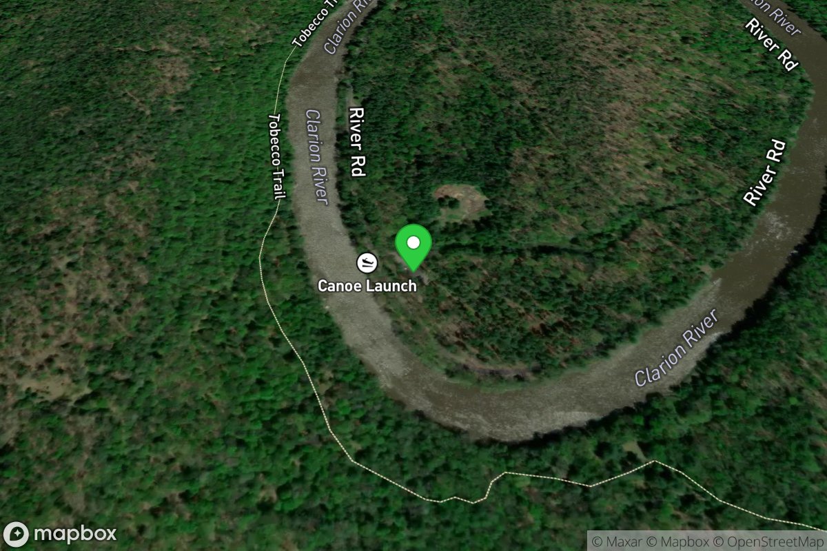 River Access - Cook Forest Canoe Launch