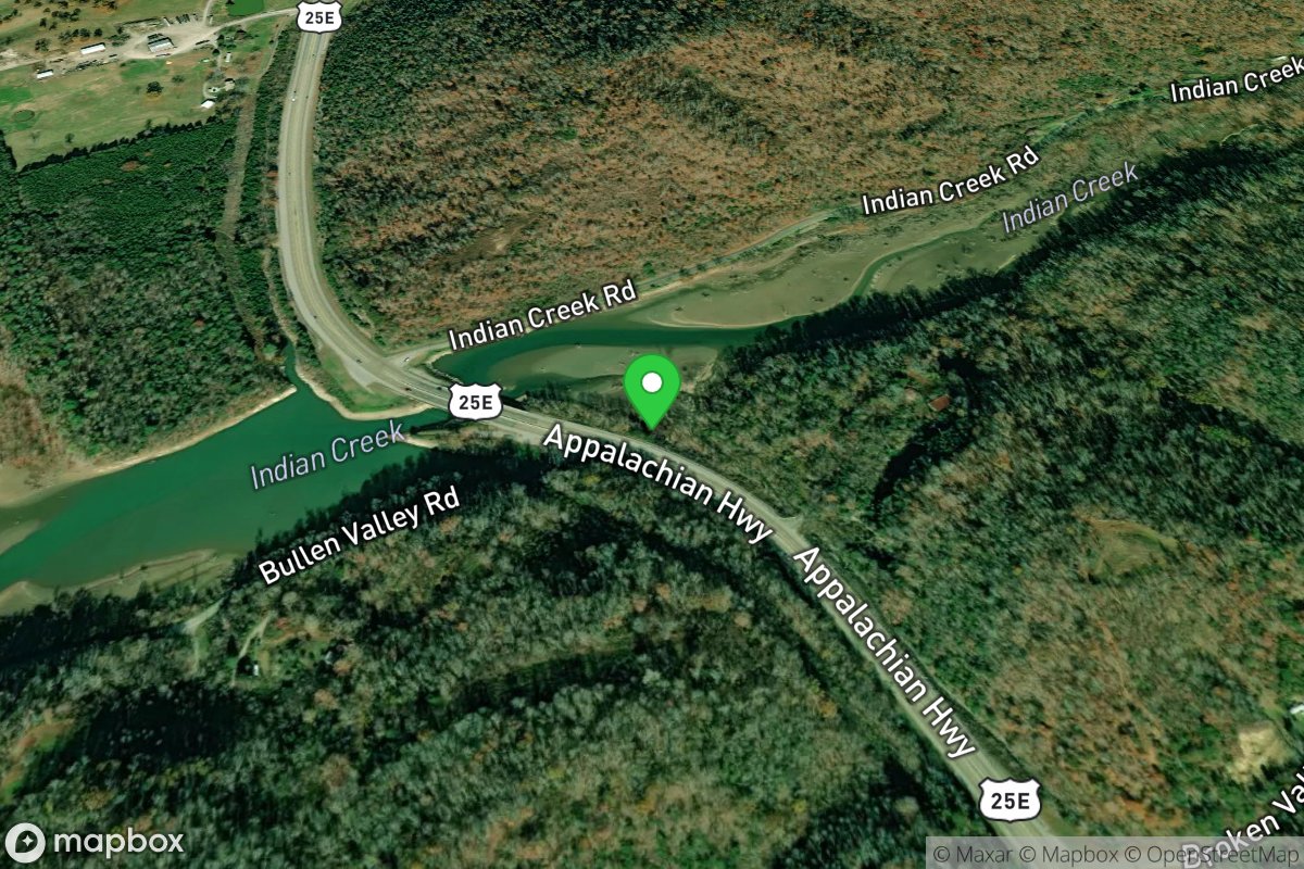 Confluence with Indian Creek and Cinch River