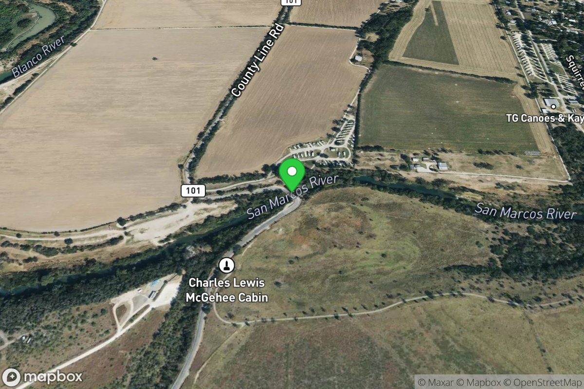 CR 101/Old Bastrop Road Bridge (Westerfield Crossing)