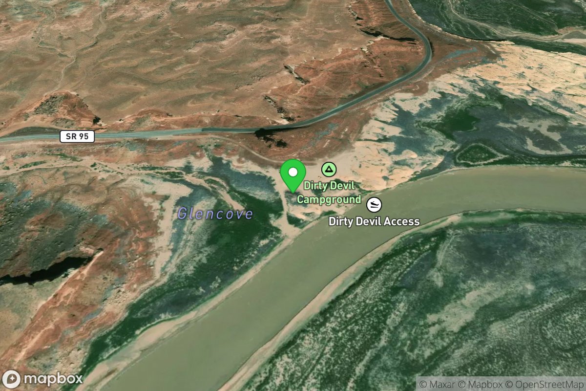 North Wash Boat Ramp - Dirty Devil Confluence