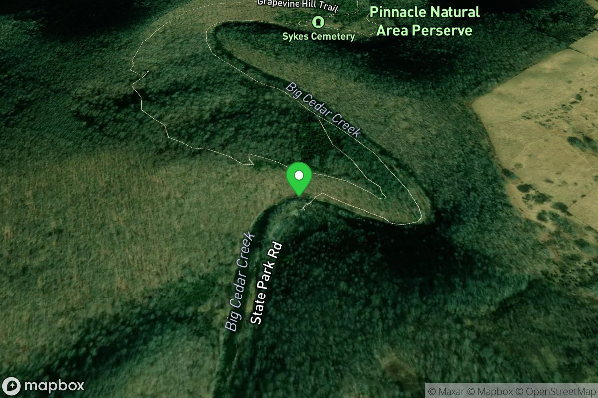 Access point - Pinnacle Natural Area