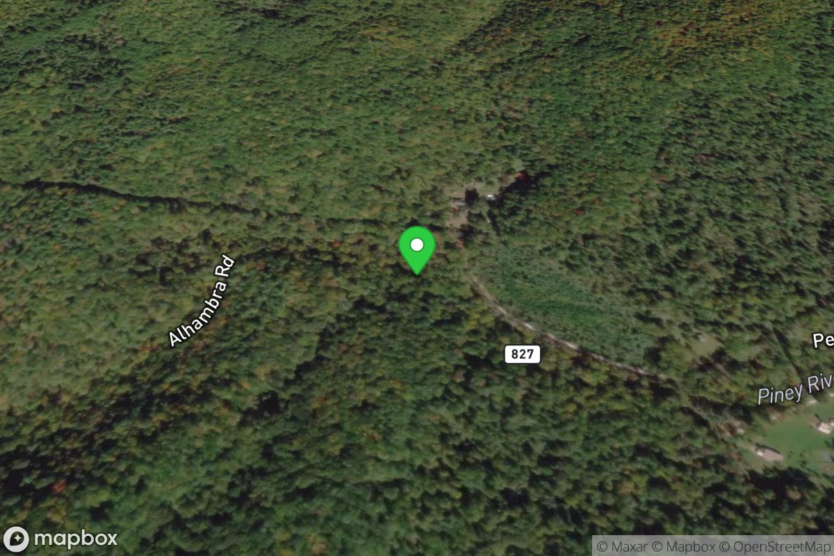 Put In - US Forest Service sign above Alhambra, VA