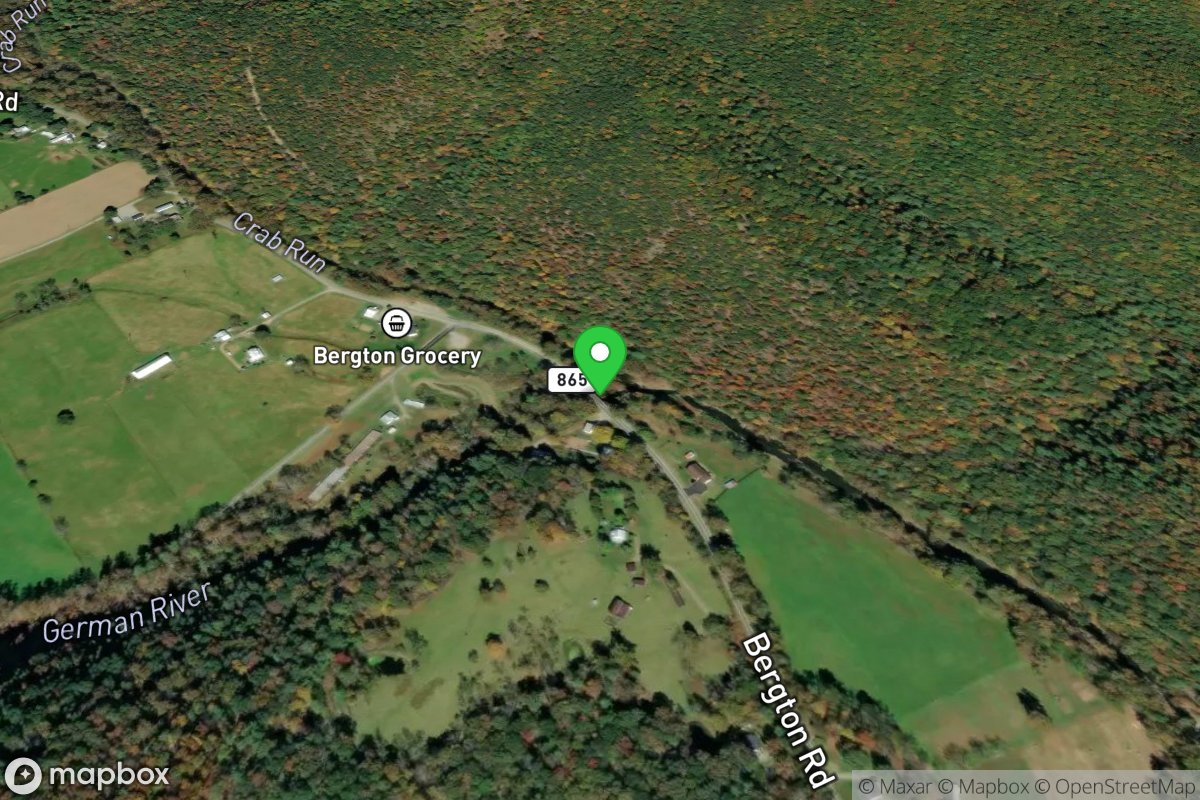 Put In - Bergton (German River/Crab Run confluence)