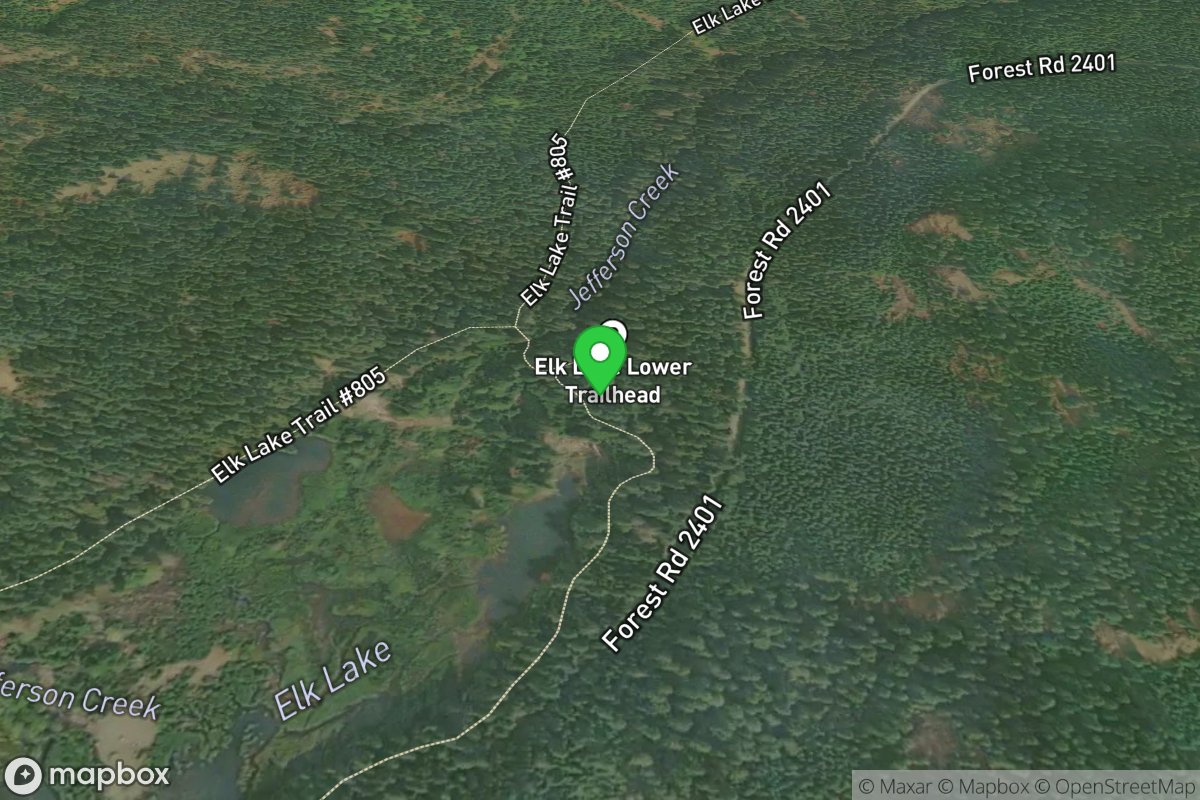 Elk Lake Trailhead Put-in