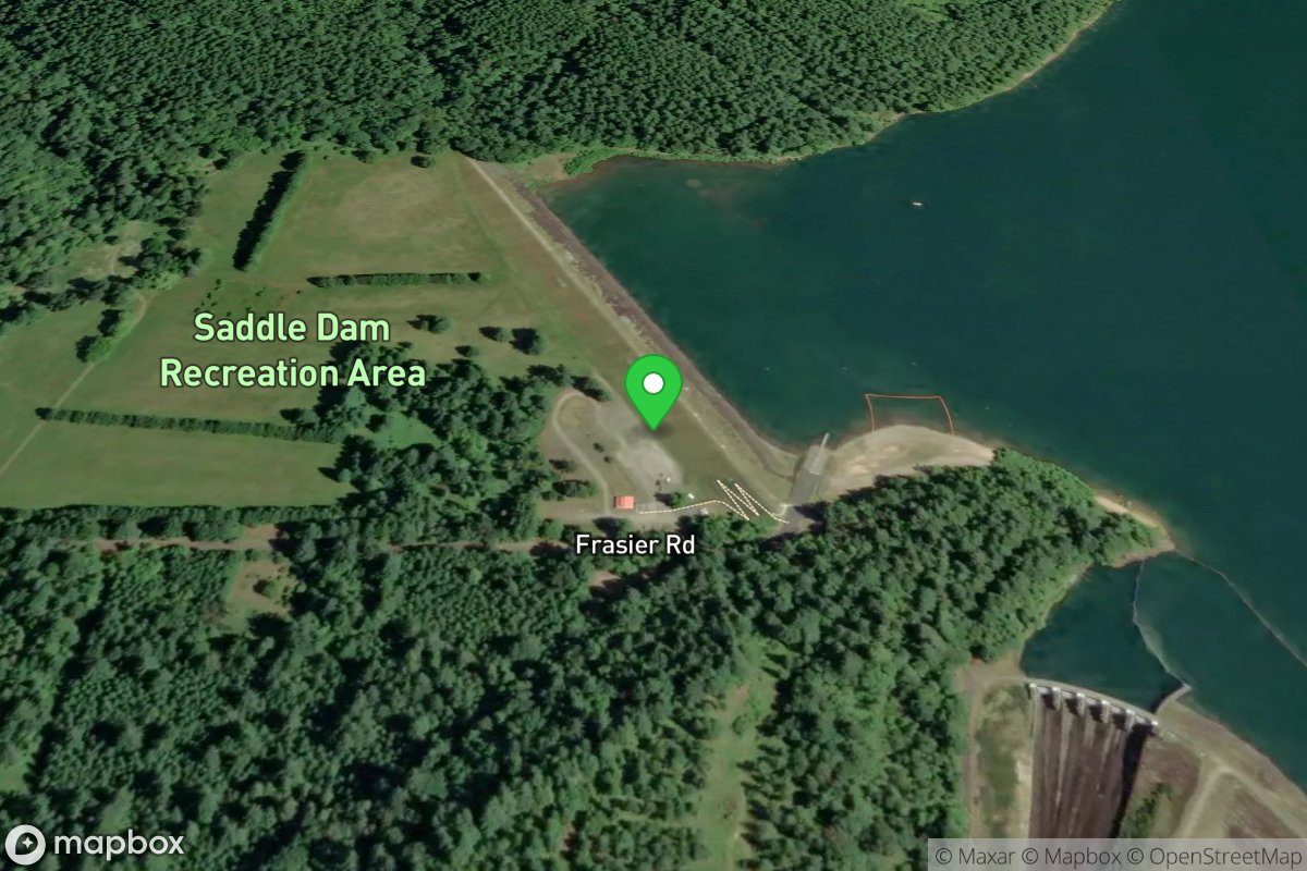Saddle Dam Recreation Area, Take Out