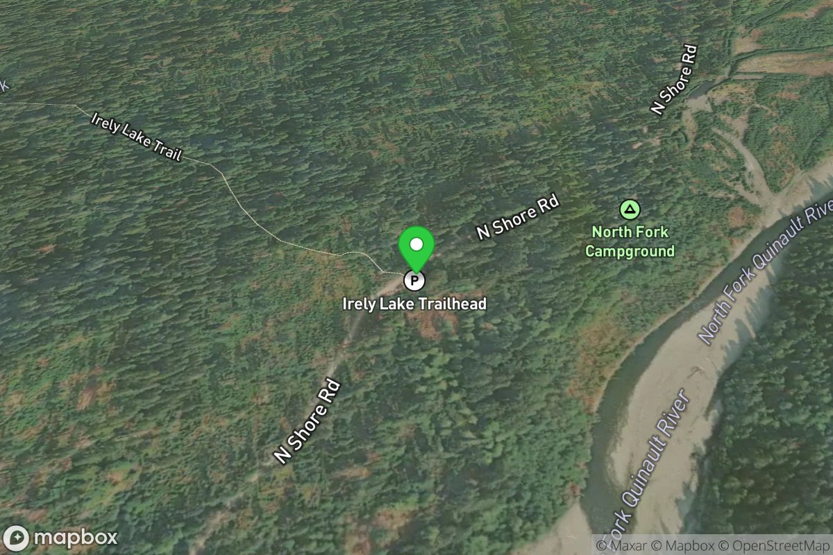 Irely Lake Trailhead Put-in