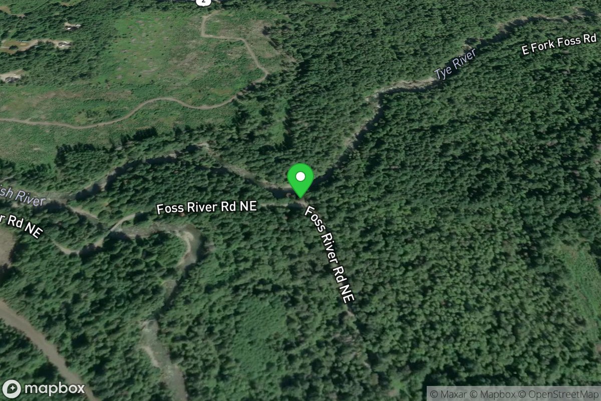 Foss River Road - Old Cascade Highway Junction Access