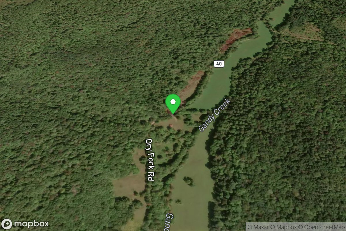 Put In - Dry Fork Rd., 3.3 miles above Gandy, WV