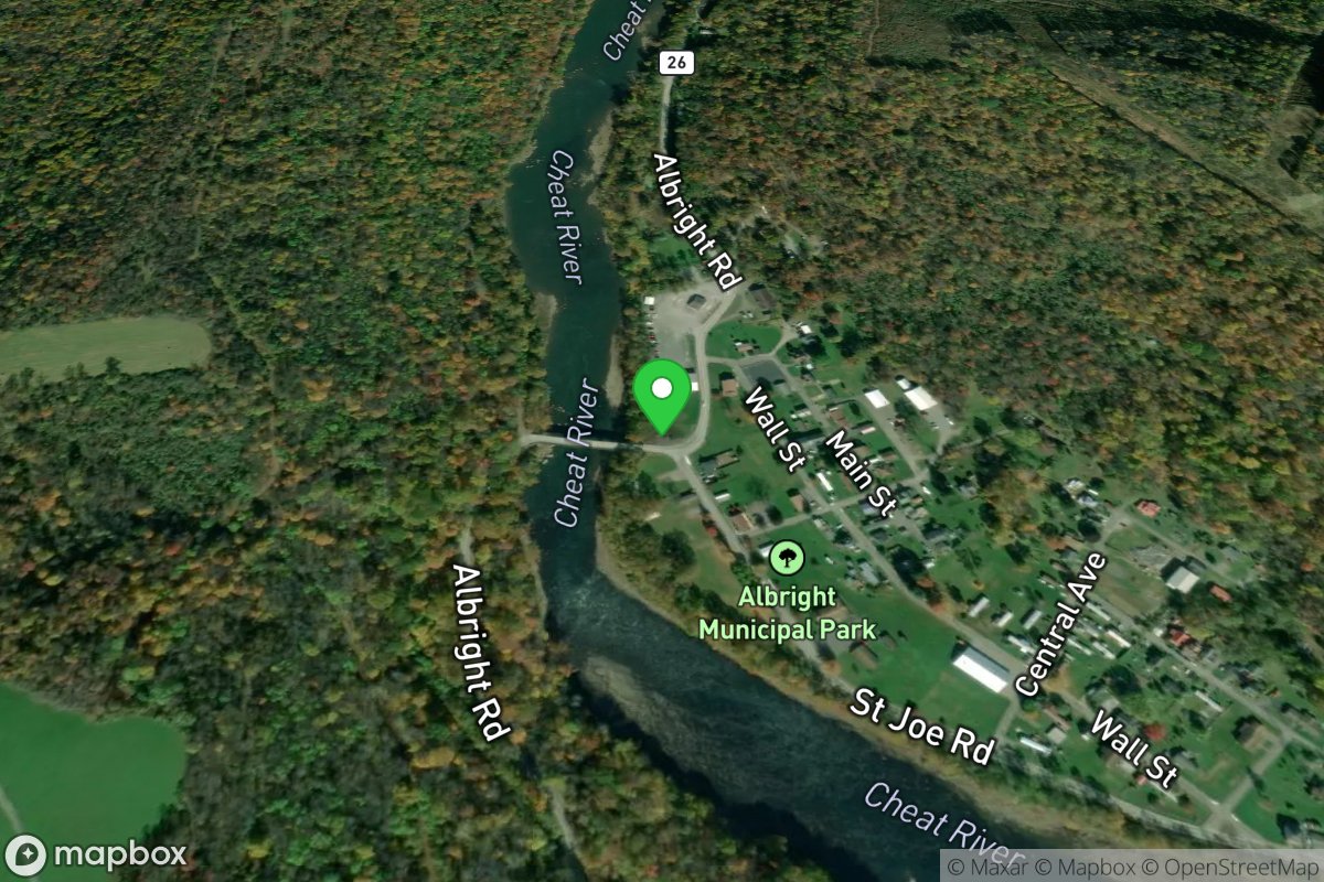 Put In #1 - Rt. 26 bridge, Albright