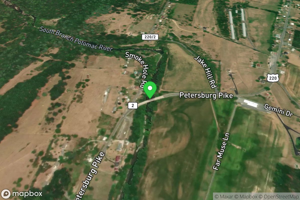 Put In - US 220 Bridge North of Upper Tract