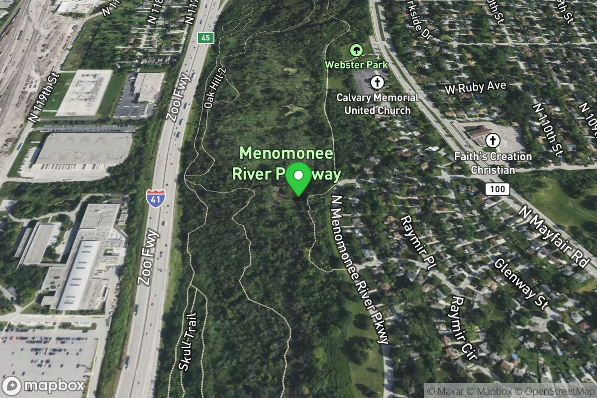 Menomonee River Parkway at W.Congress St.