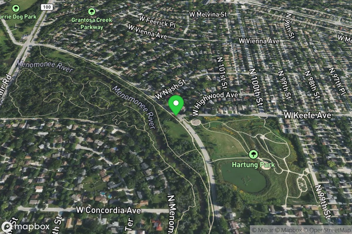 Hartung Park (Menomonee River Parkway) *** Recommended Put-in ***