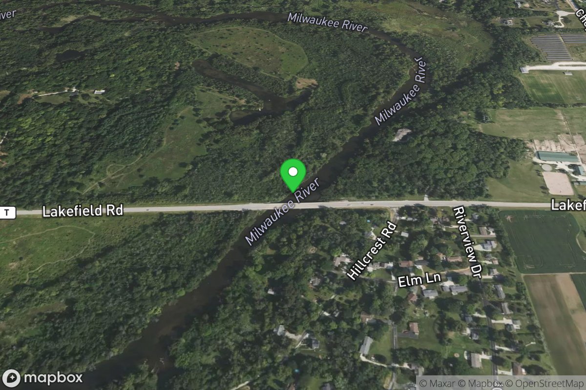 CTH.T/Lakefield Road; Drainage Area: ~472 sq.mi.