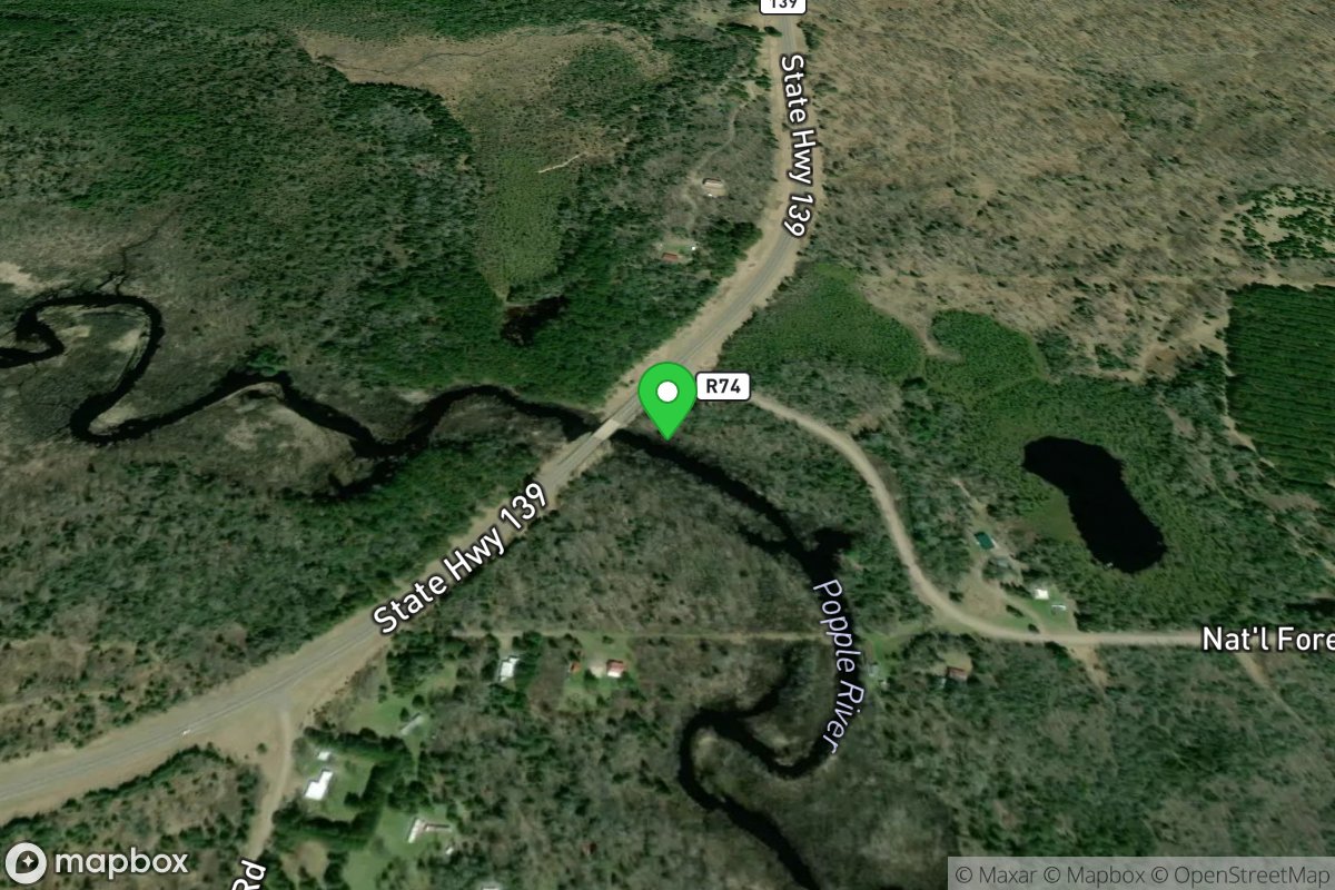 Landing (on left just after Hwy 139)