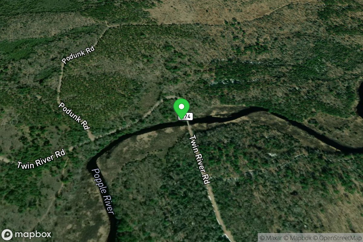 Popple River Access - Twin River Road