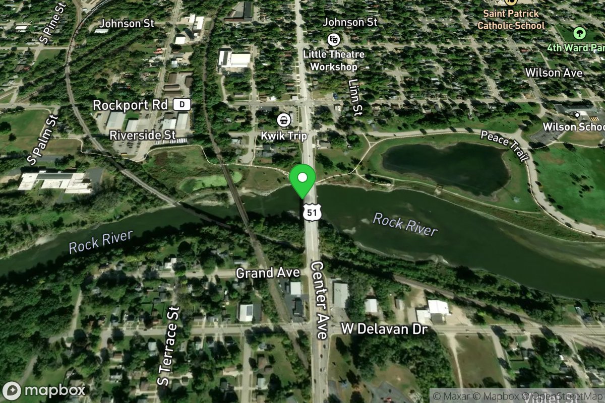 Janesville, lower dam