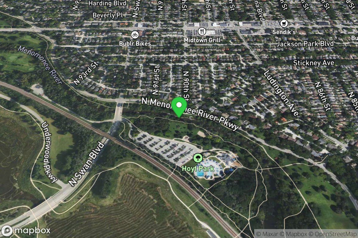 Hoyt Park; Drainage area: ~110 sq.mi.