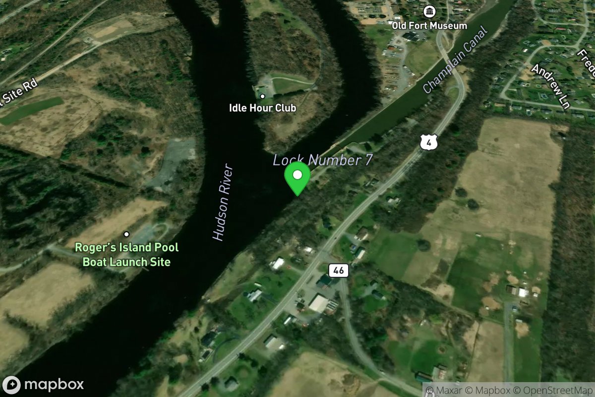 Fort Edward, Lock C-7 lower end