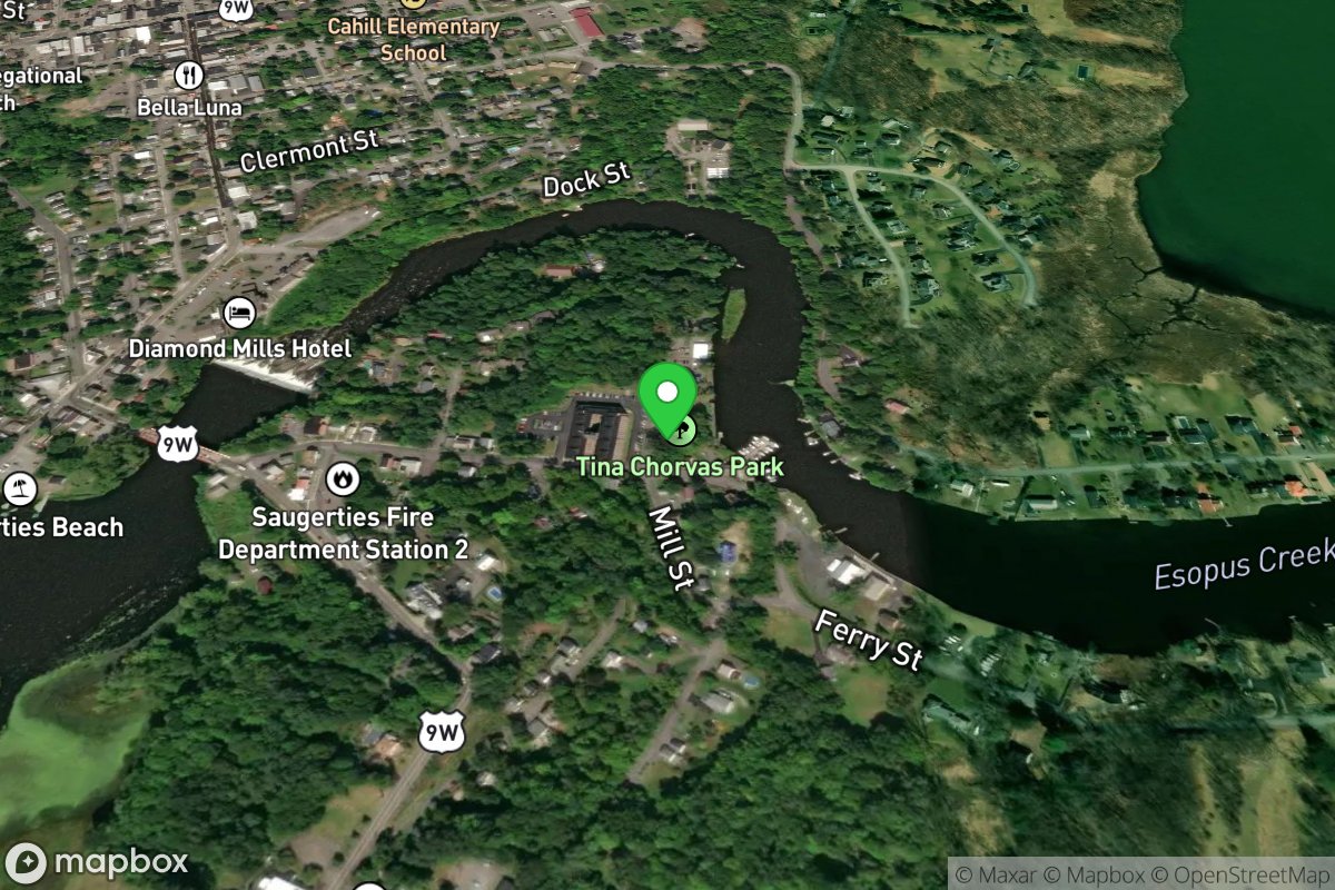 Tina Chorvas Memorial Park Esopus Creek