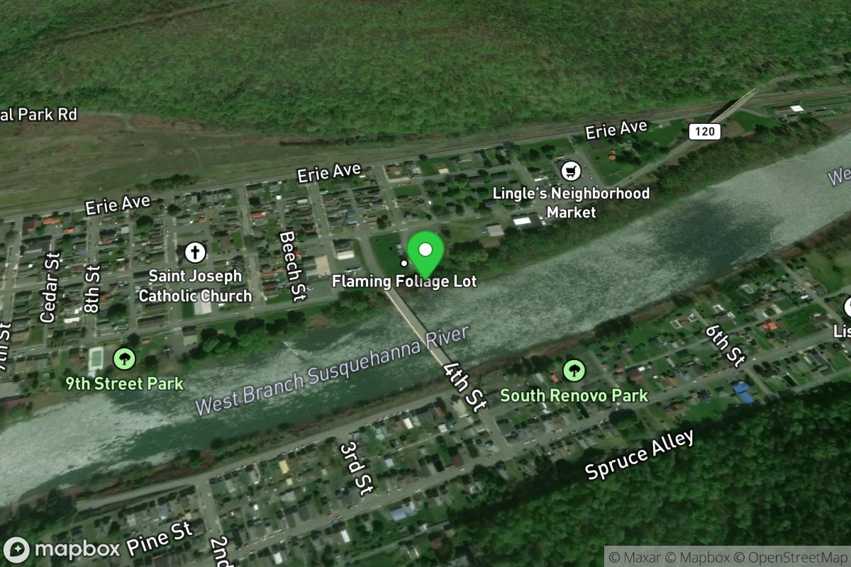 Pa State Flaming Foliage Canoe Access