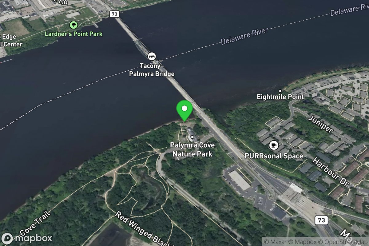 Palmyra Cove Nature Park in NJ