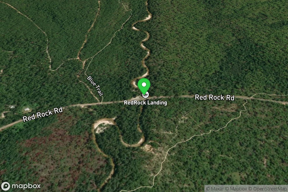 Big Juniper Creek - Red Rock Road Canoe Access