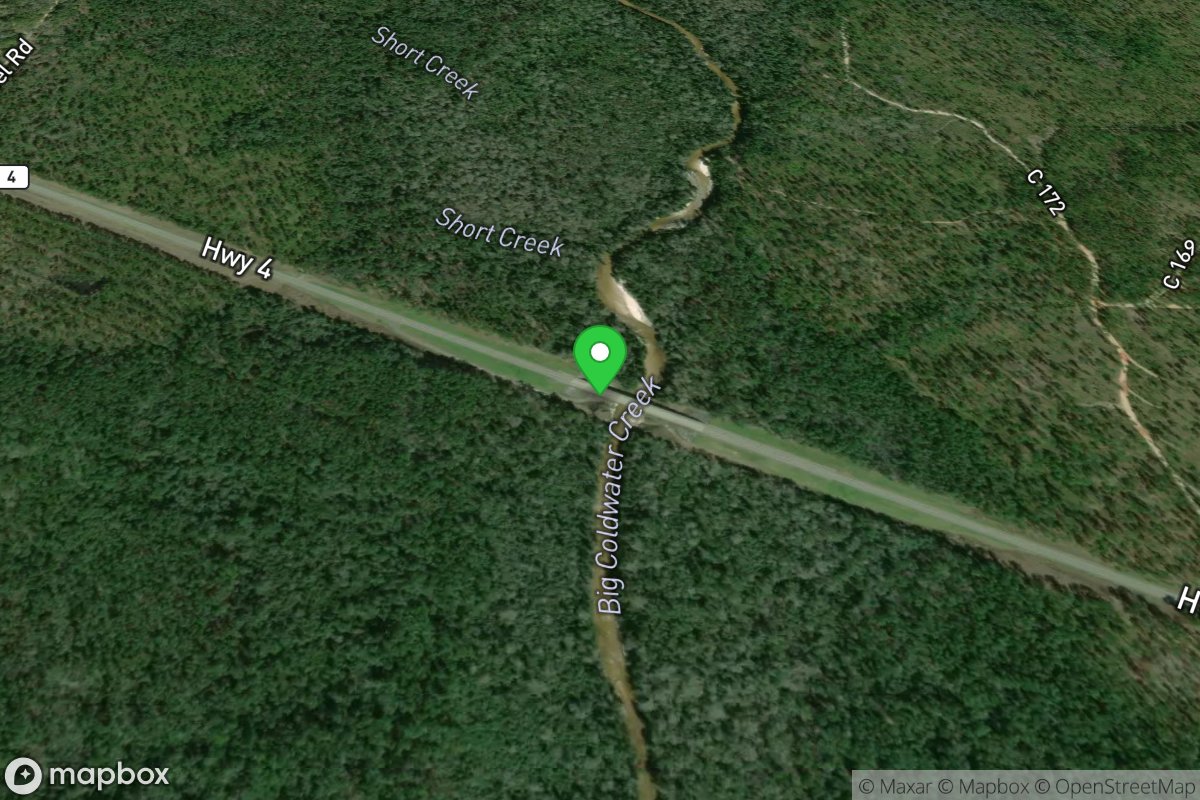 Coldwater Creek - Highway 4 Canoe Access