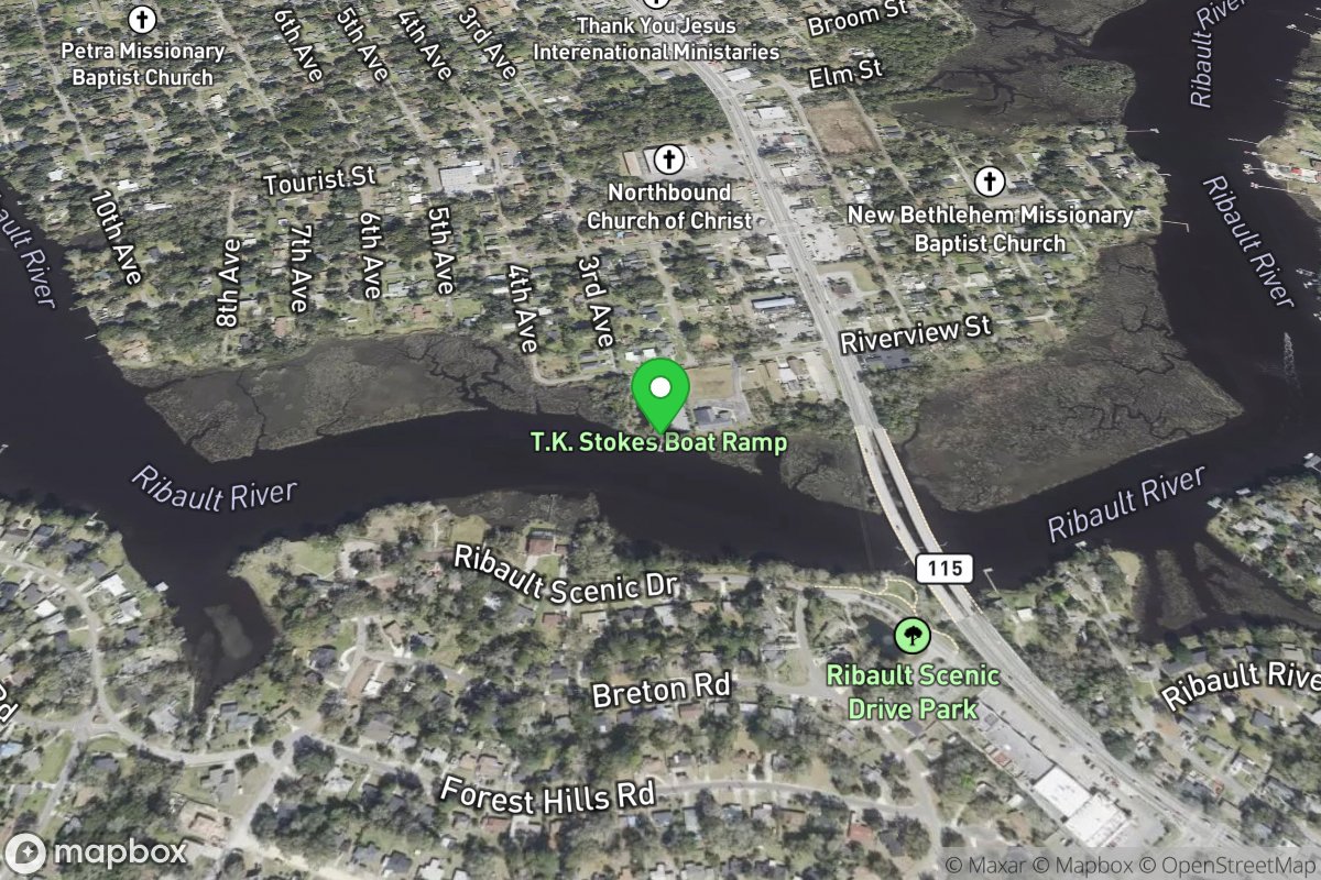 T.K. Stokes Public Boat Ramp