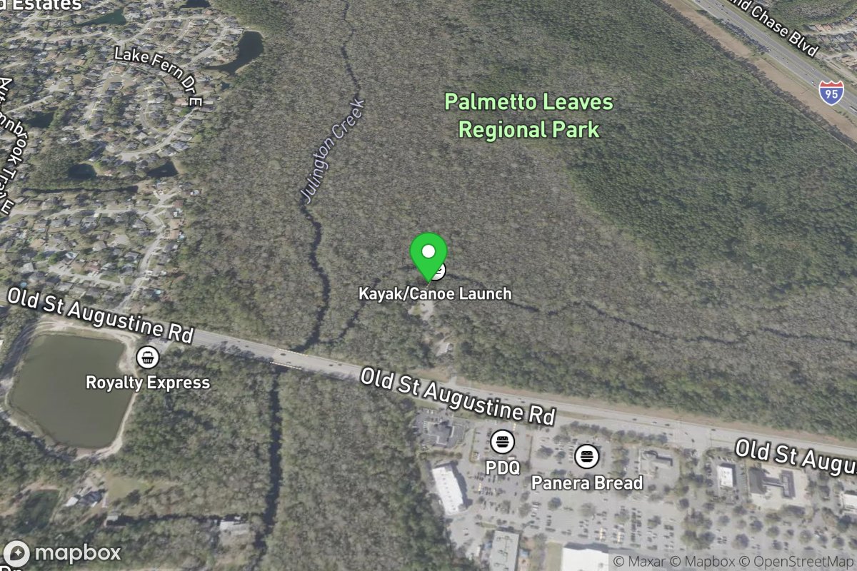 Palmetto Leaves Regional Park Canoe Launch