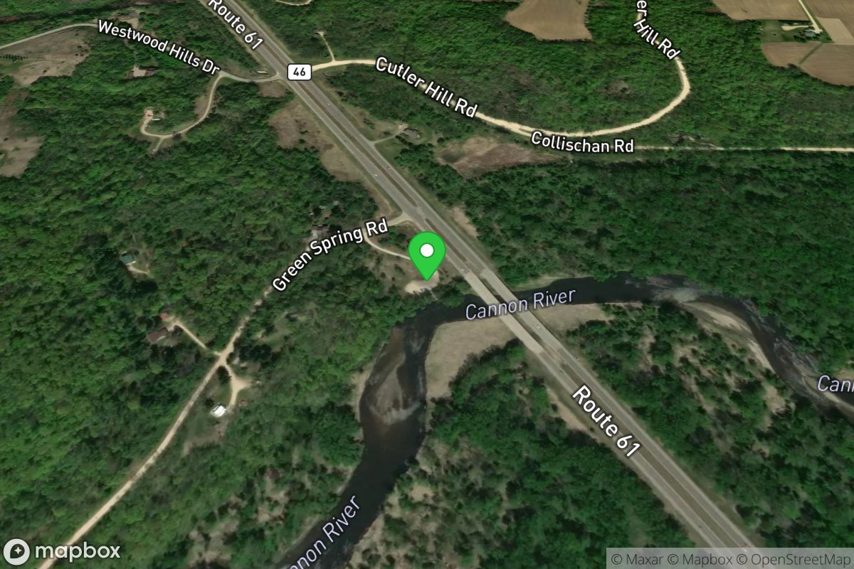 Cannon River, Highway 61 State Water Access Site