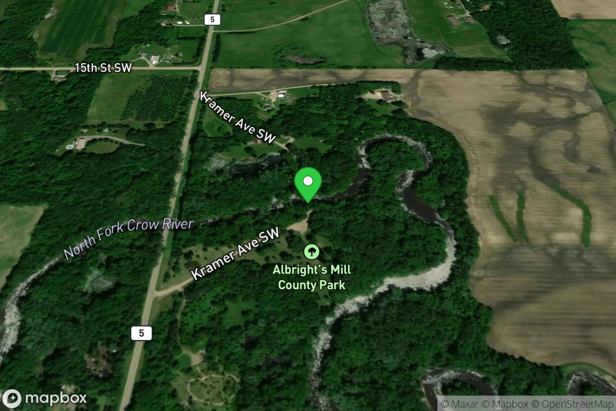 Crow River, Northfork, Albright's Mill State Wate*