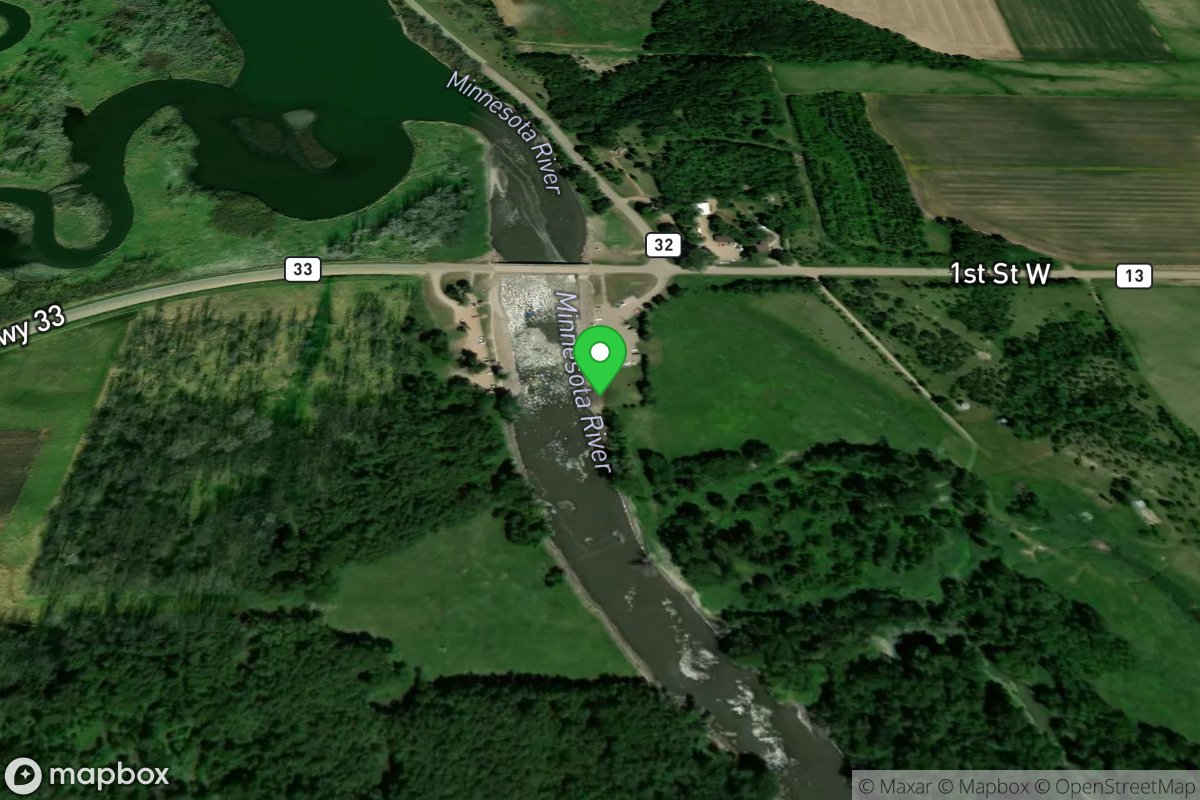 Lac Qui Parle Lake, Dam State Water Access Site