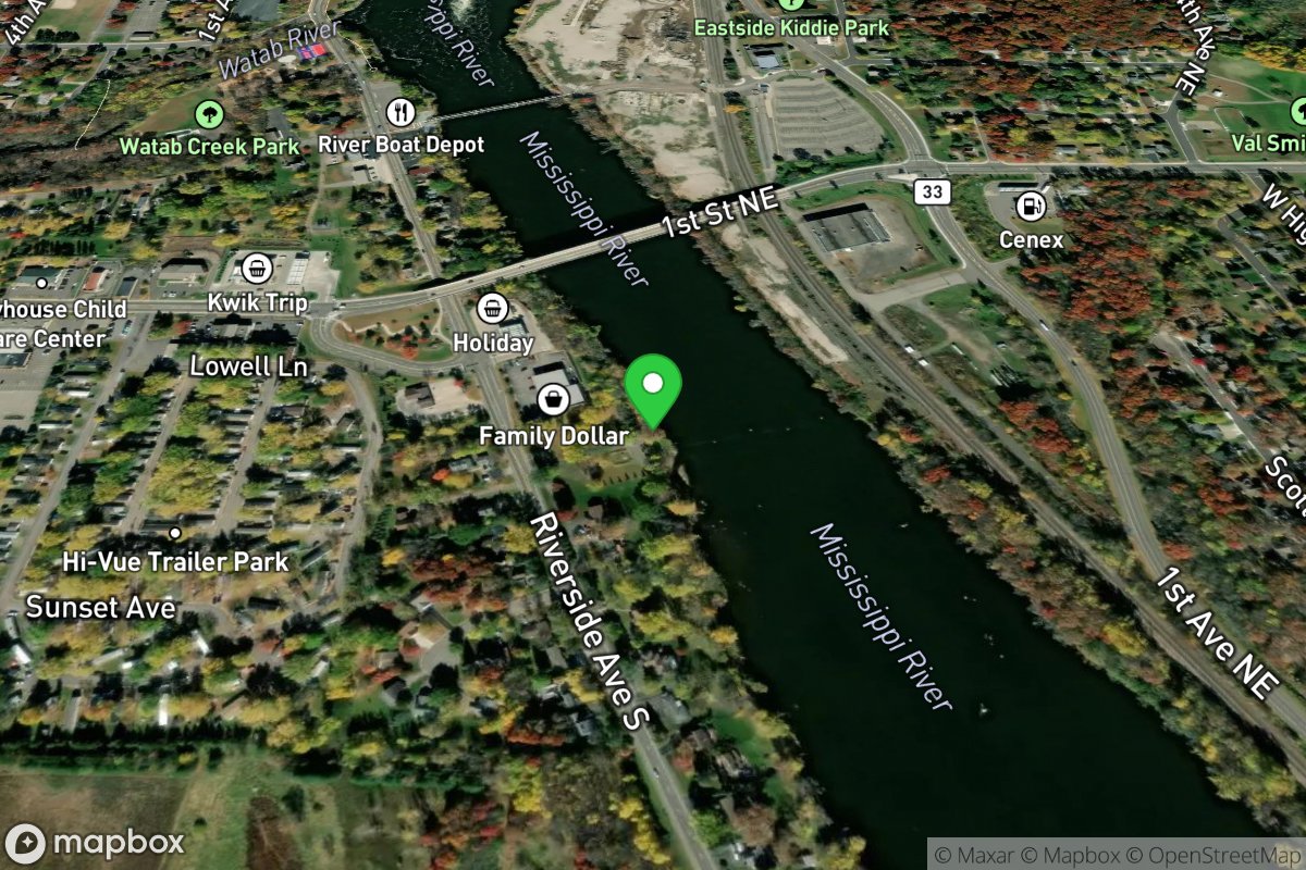 Mississippi River,  Rotary Park Canoe Carry-in St*