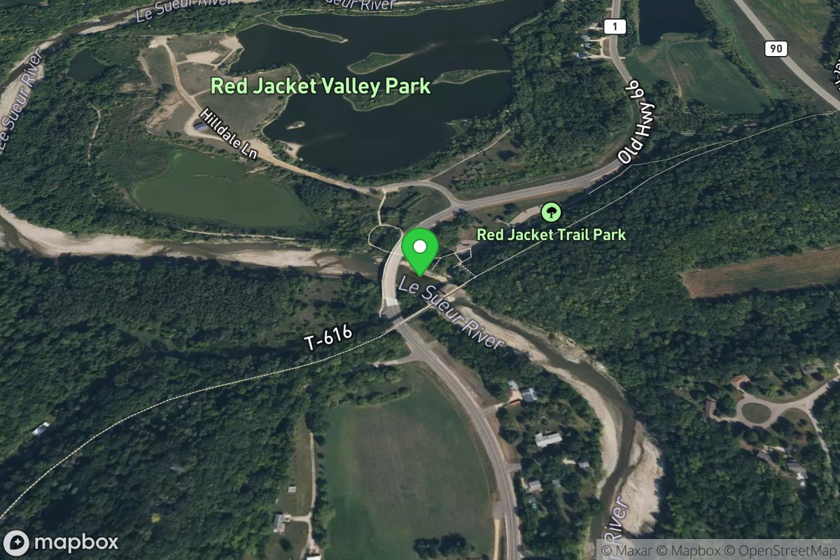 Le Sueur River, Hwy 66 State Water Access Site