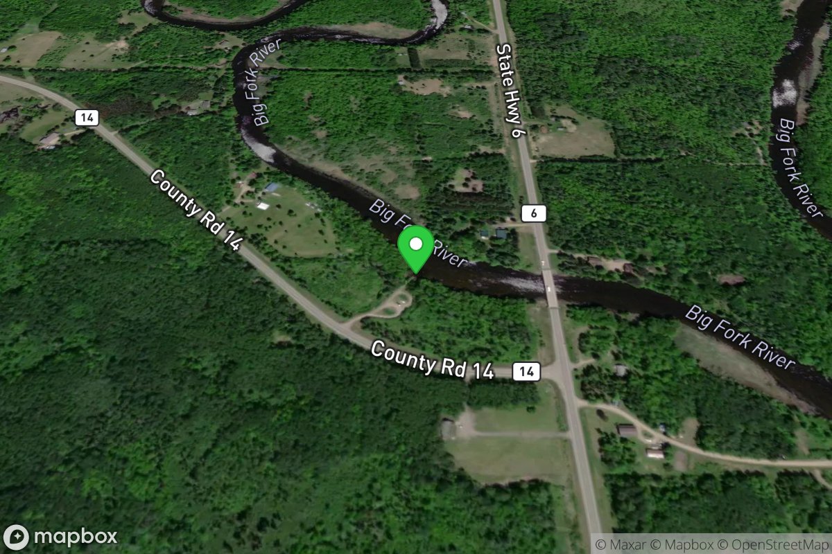 Big Fork River, Hwy 14 State Water Access Site