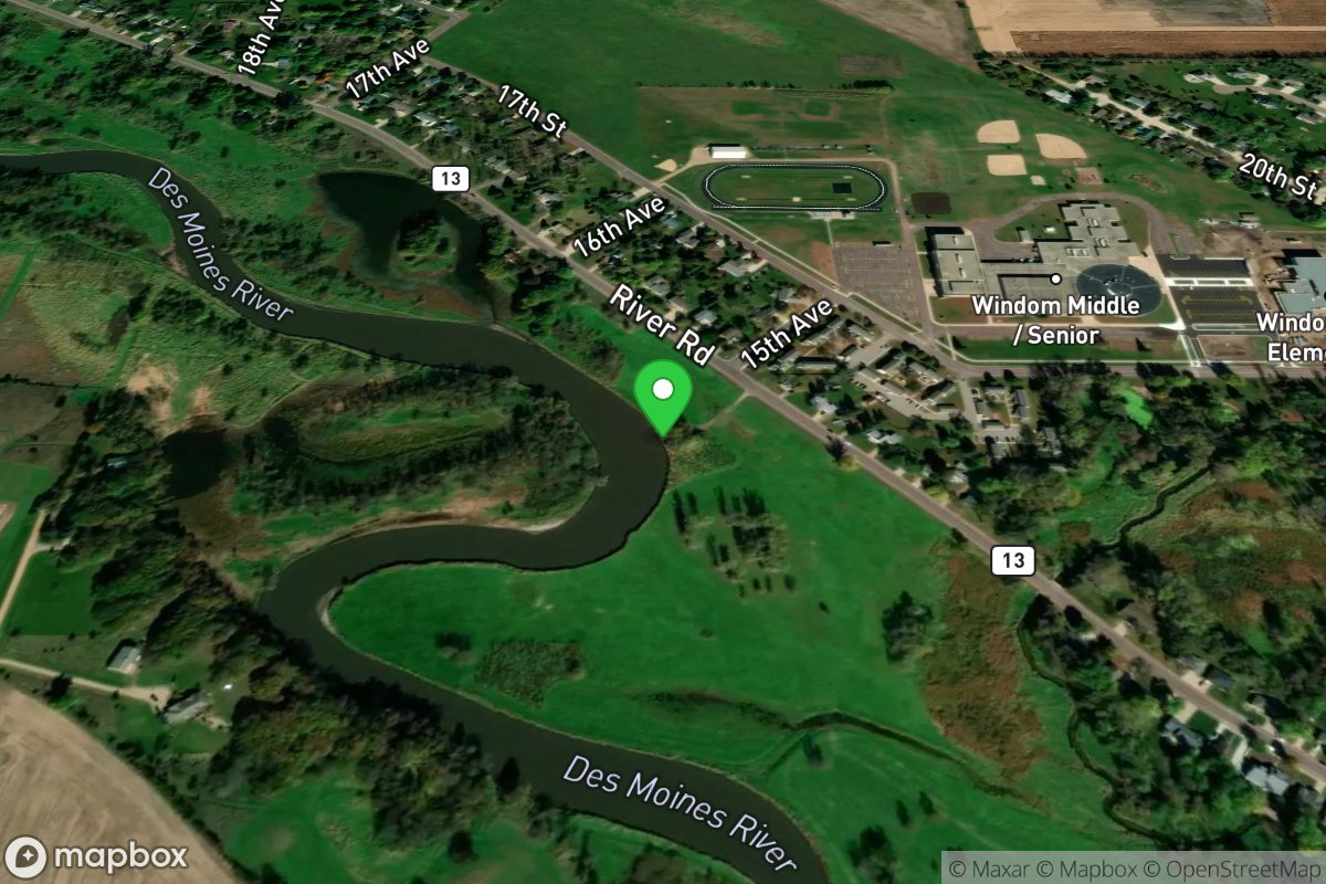 Des Moines River, Hwy 13 State Water Access Site