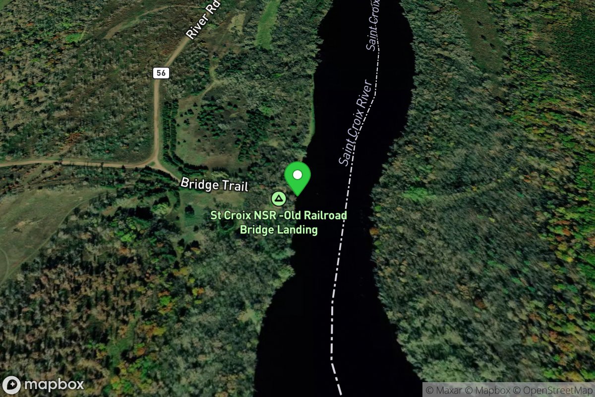 St. Croix River, Old Railroad Bridge State Water *